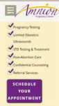 Mobile Screenshot of amnionpregnancycenter.com